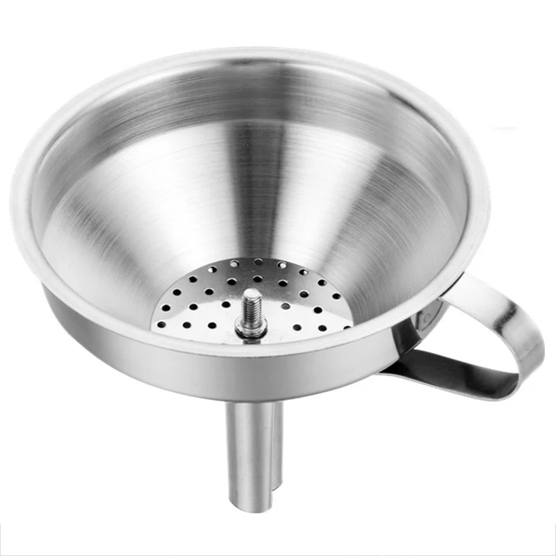 Stainless steel ladle soy sauce distiller Home wine container Wine measuring funnel