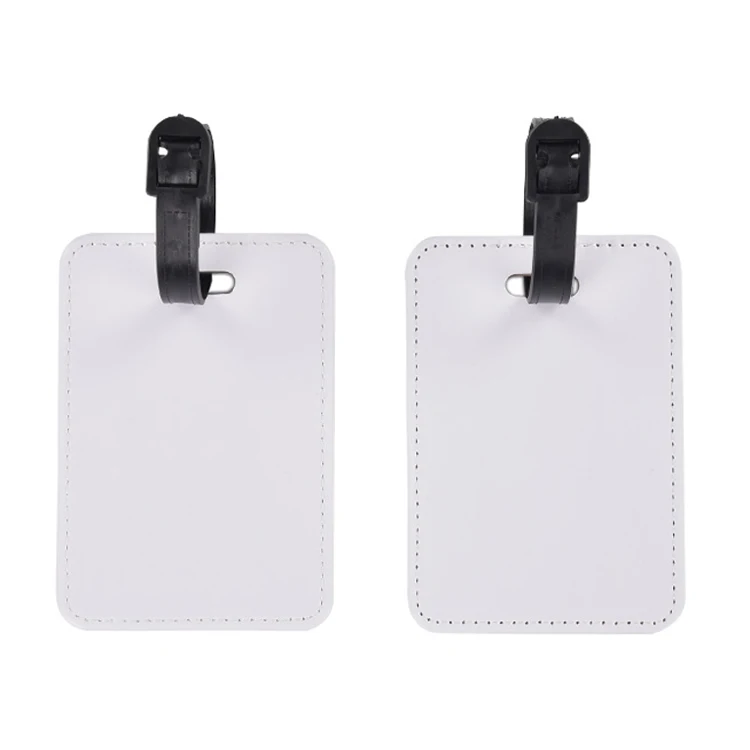 Sublimation Blank Personalized Luggage Tag Office Luggage Tag Bridesmaids Luggage Tags Pu Leather Cover