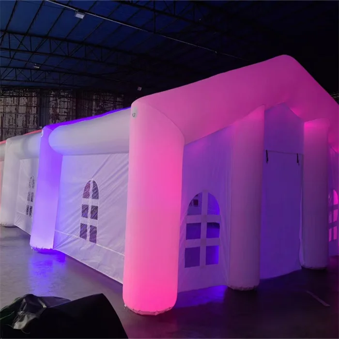 Mobile Church Large Inflatable Wedding Party Tent With Led Light For Outdoor Parties and Events