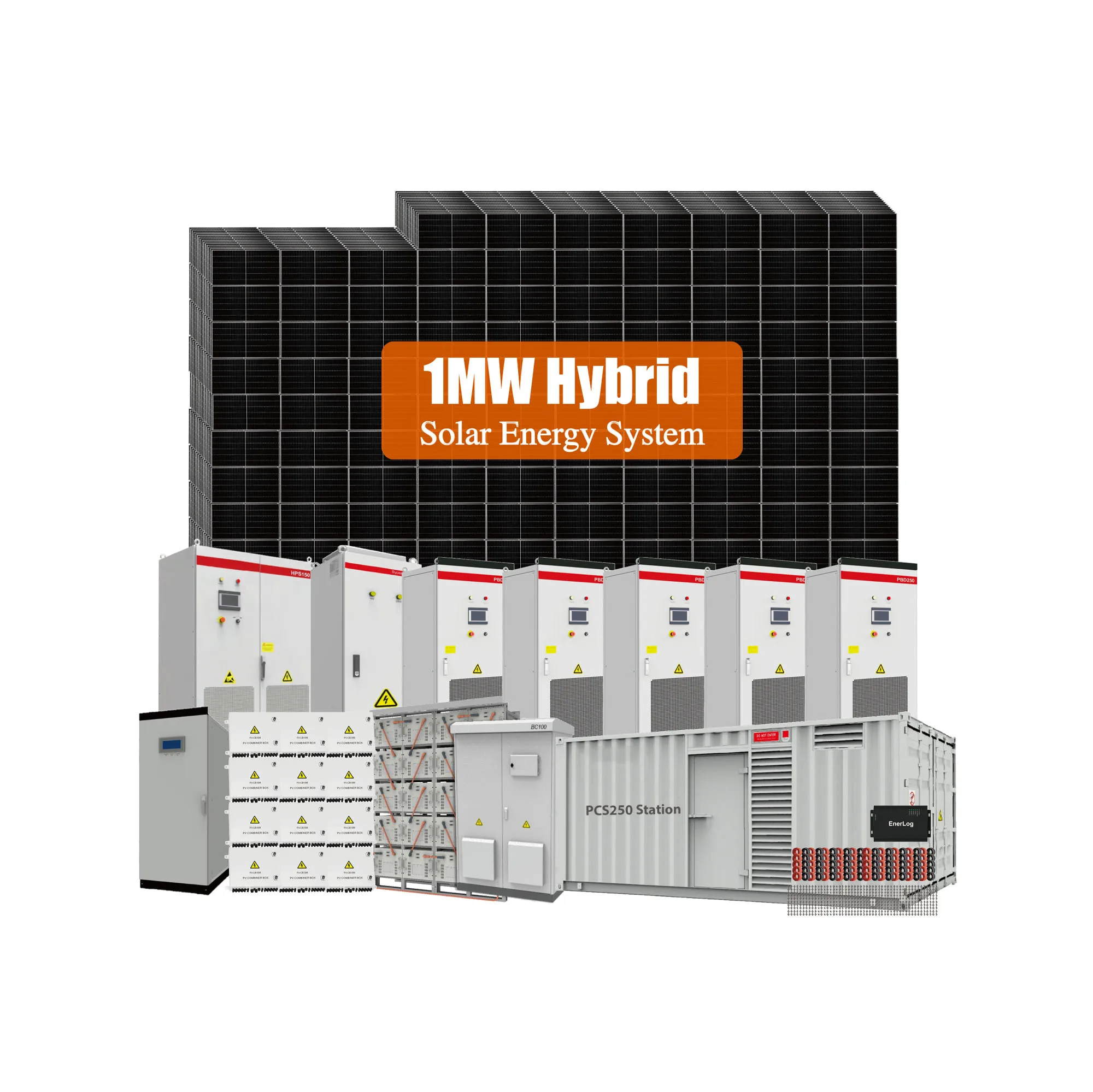 Maxbo 1000kW 1000 kW 1MW 1 MW Hybrid Off Grid On Grid Solar Panel Energy plante System solar power plant station