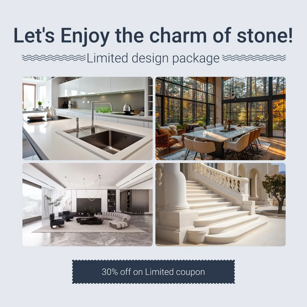 HZX Modern Polished Granite Kitchen Top Brazil Natural White Quartzite Stone Luxury Marble dining table Villas Sink Countertops