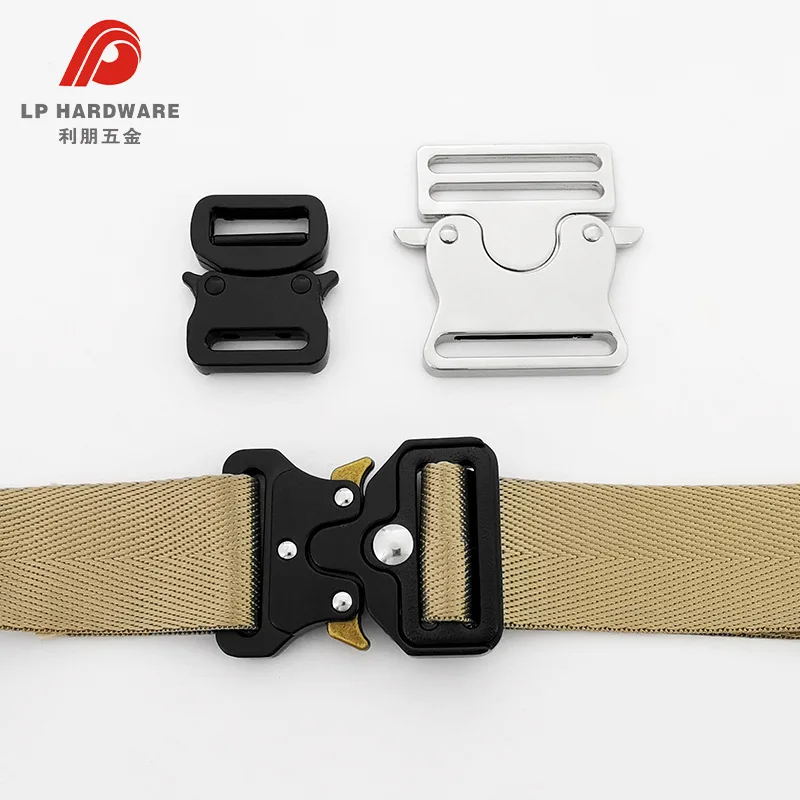 Hot Sale Tactical Belt Buckle Heavy Duty Quick Release Buckle Metal Side Release Cobra Buckle
