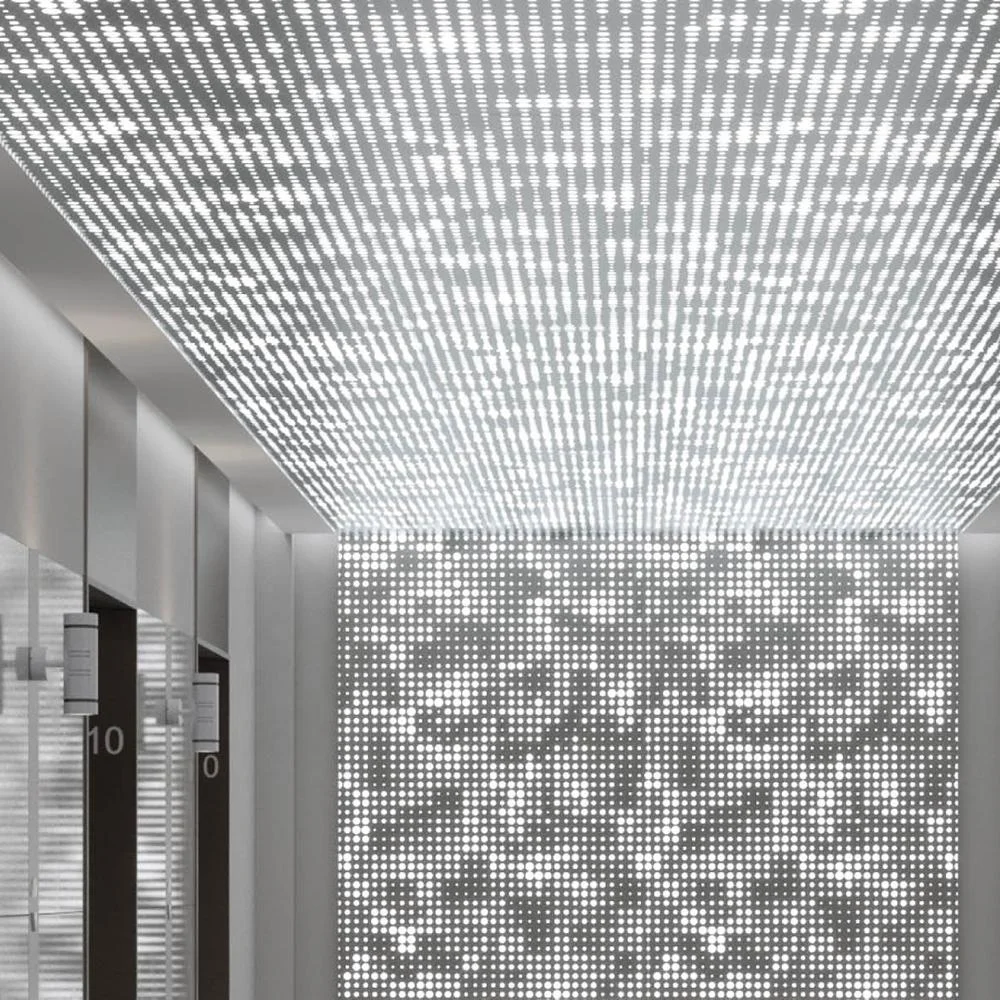 decorative hotels perforated metal ceiling