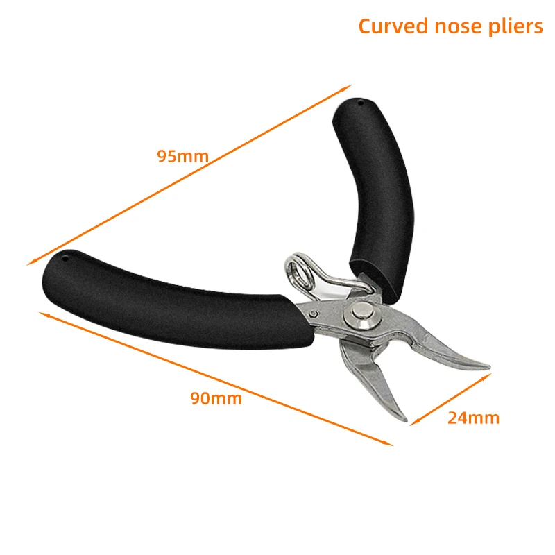KUAIQU Pliers YTH-501C 4inch Mini Hand Tool Nippers Gripping Bending Jewelry Making Supplier Pliers Round Nose Plier