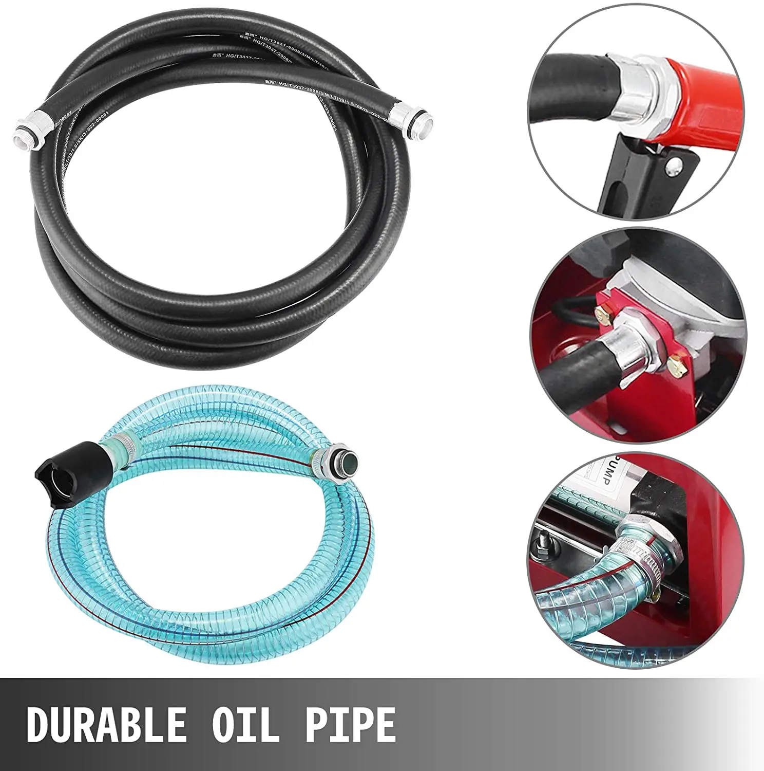 NEW 12V Diesel Fuel Transfer Pump 40L Automatic Nozzle Hose