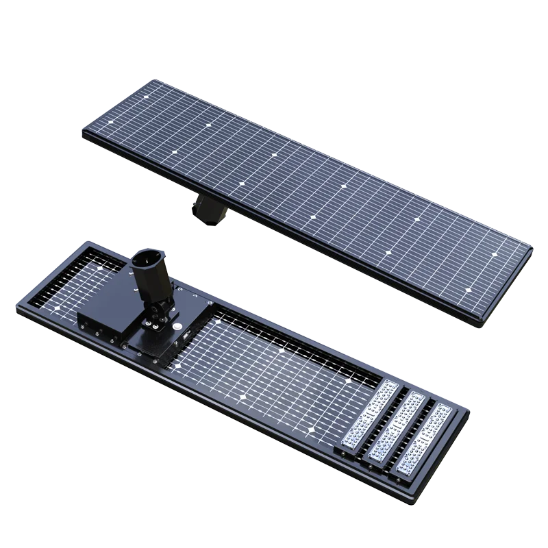 High conversion energy saving aluminum alloy material double glass solar outdoor street lighting street light led auto cleaning