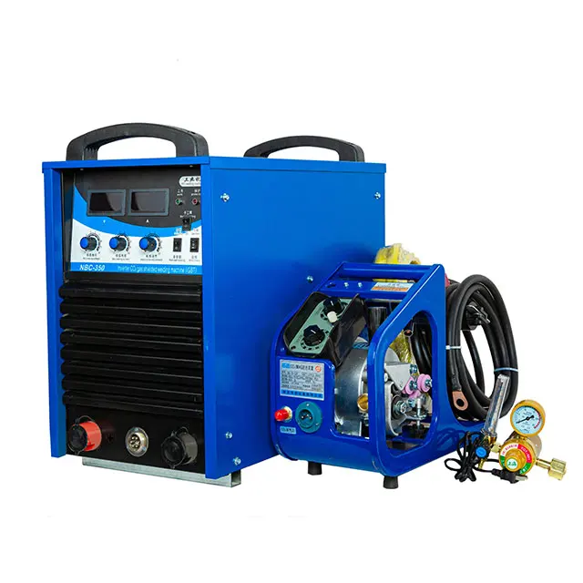 Factory Supply black metal carbon dioxide gas protective Industrial welding machine Matching single drive wire feeder
