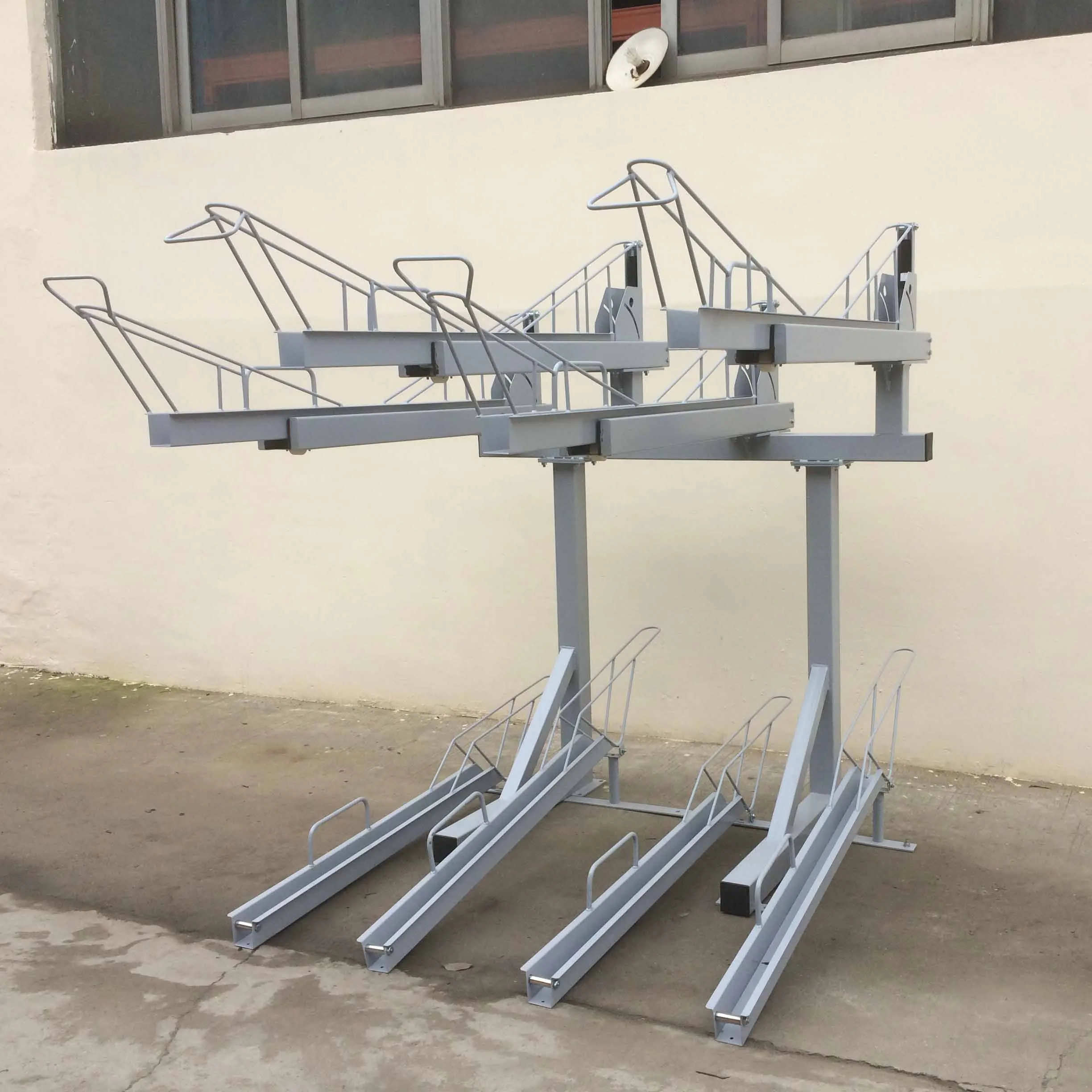Bike Double Two Tier Bicycle Rack Bicycle Racks Double Decker Motorcycle Parking Bike Stands