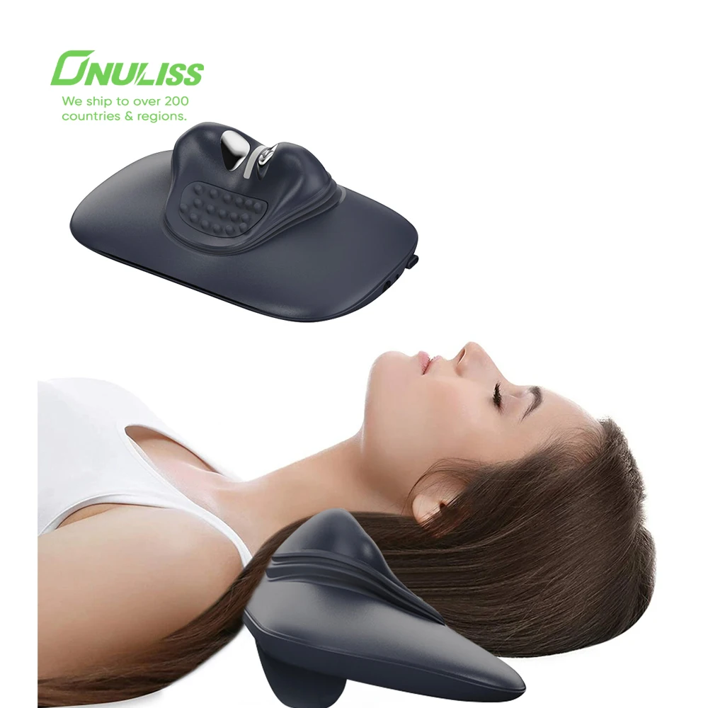 Portable Smart Cervical Traction Device Pillow with Heating Pad Neck Stretcher for Pain Relief Neck and Shoulder Massager