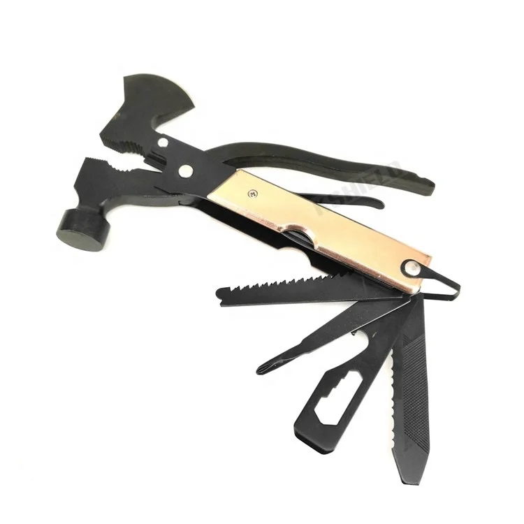 
Newest outdoor multi function Camping tool axe and hammer survival hatchet tactical axe with sheath stock available 