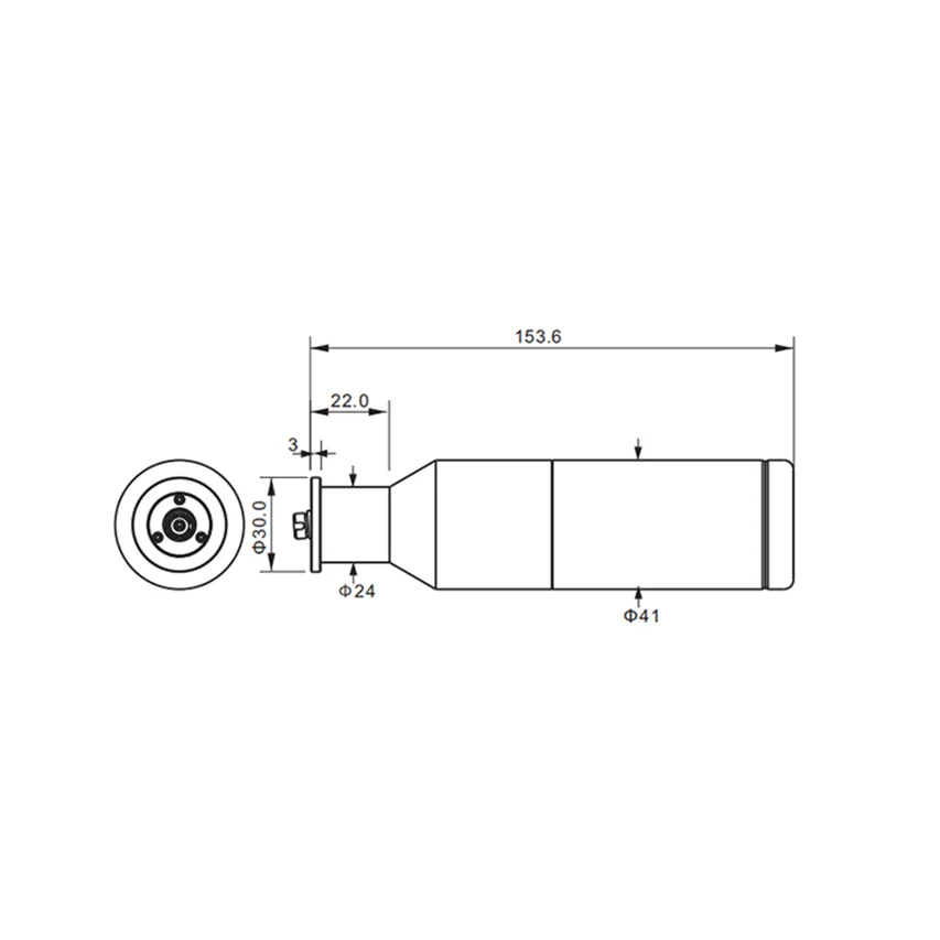 Measuring Displacement Color Confocal Sensor Industrial High Precision Transparent Noncontact Retro Reflective Detection