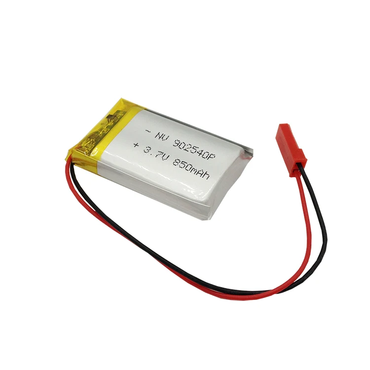 Great qualitylithium polymer 802540 902540 102540  3.7v 850mah lipo battery