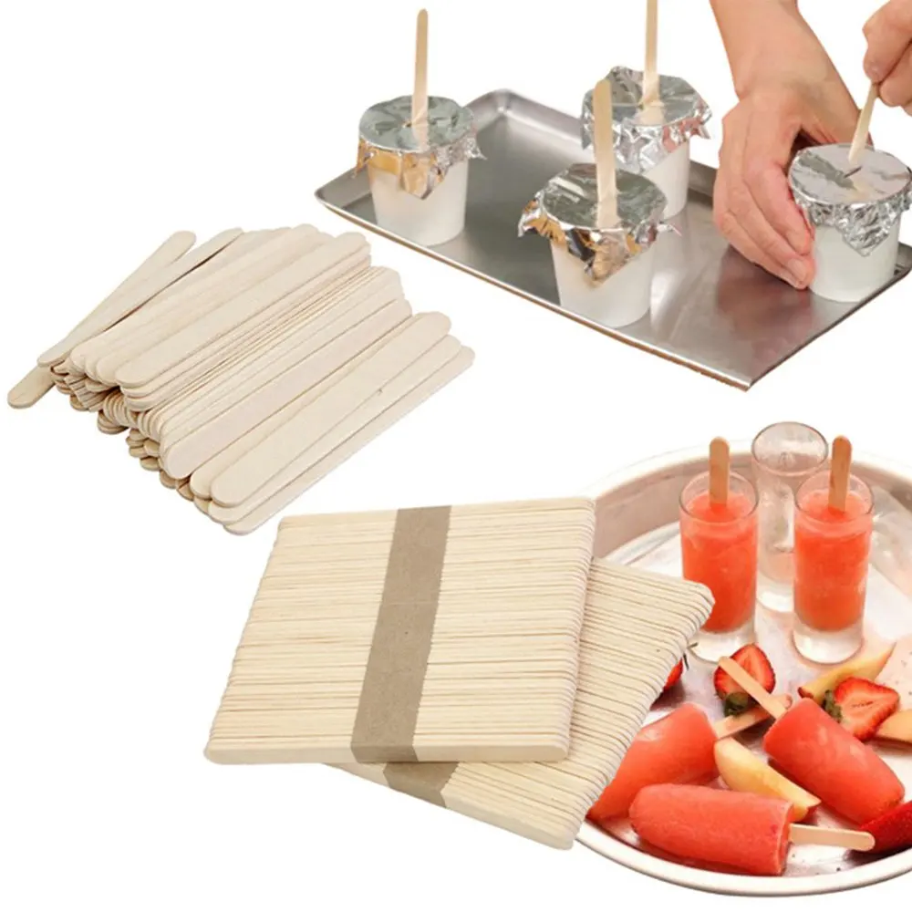 Free Sample Factory Price 65mm 93mm 114mm Ice Cream Popsicle Stick