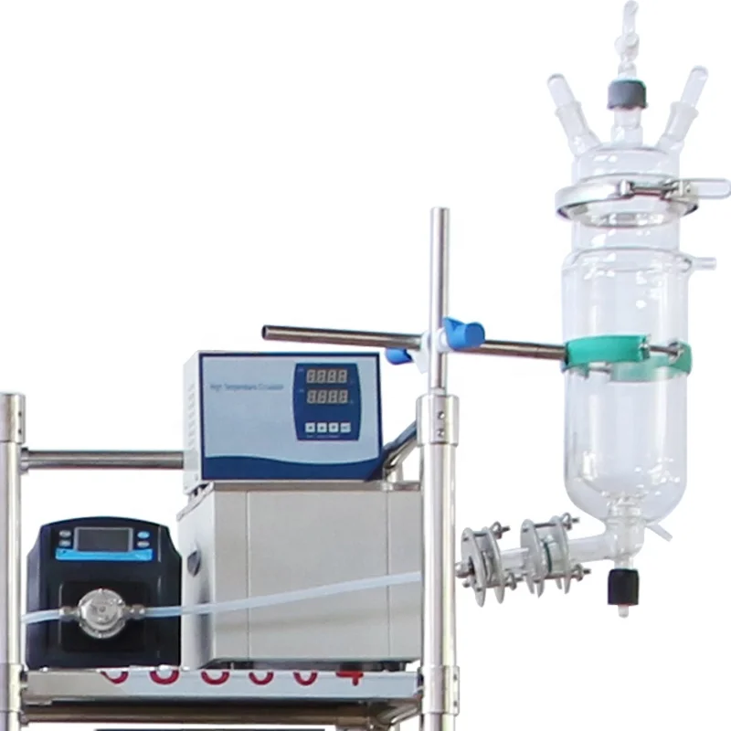 
Stock Available Lab Equipment Short Path Wiped Film Distillation Evaporator for Purifying CBD 