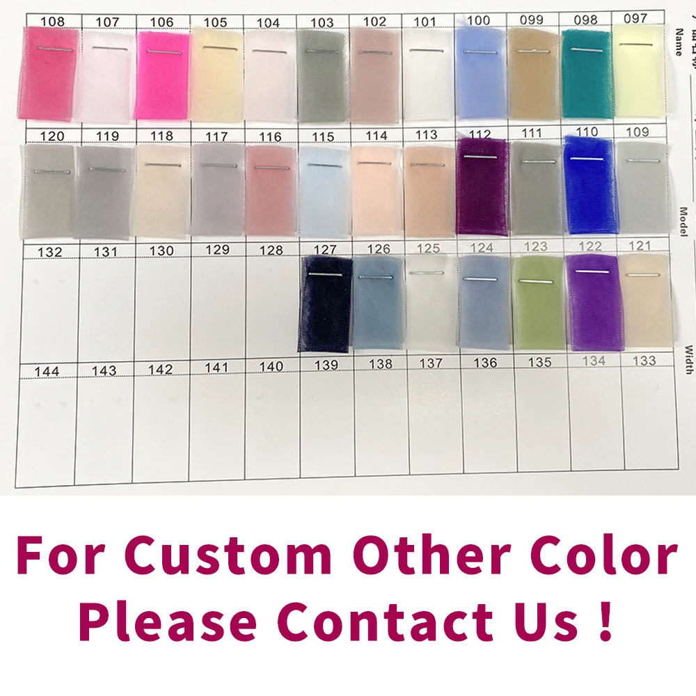 127 colors in stock wholesale Nylon tulle fabric Colorful tutu dress Tulle Soft net Hexagonal 63 inch width tulle mesh fabric