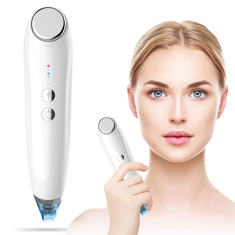 Beauty product electronic blackhead remover vacuum acne pore extract clean with skin tighten face lift function facial massager