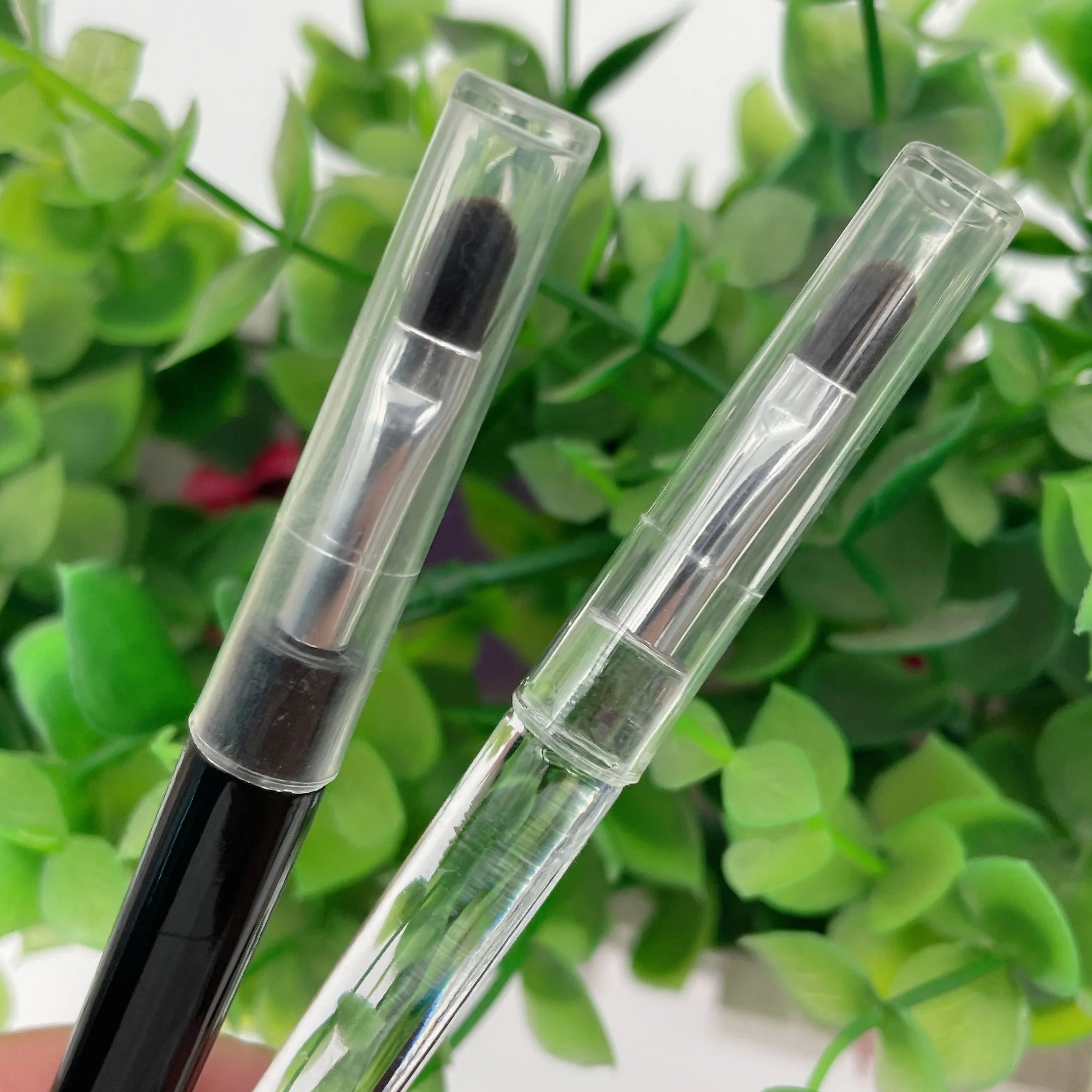 Portable Travel Mini Lipstick Lip Brushes Synthetic Concealer Makeup Brushes Cosmetic Tool with Case