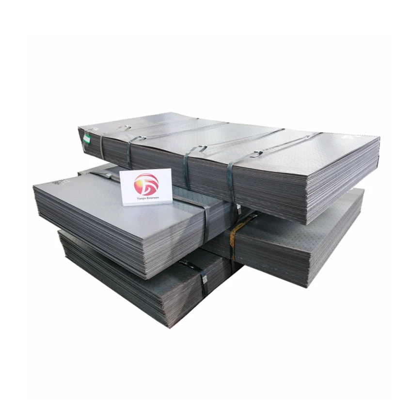chequered steel plate black steel plate checker steel plate price