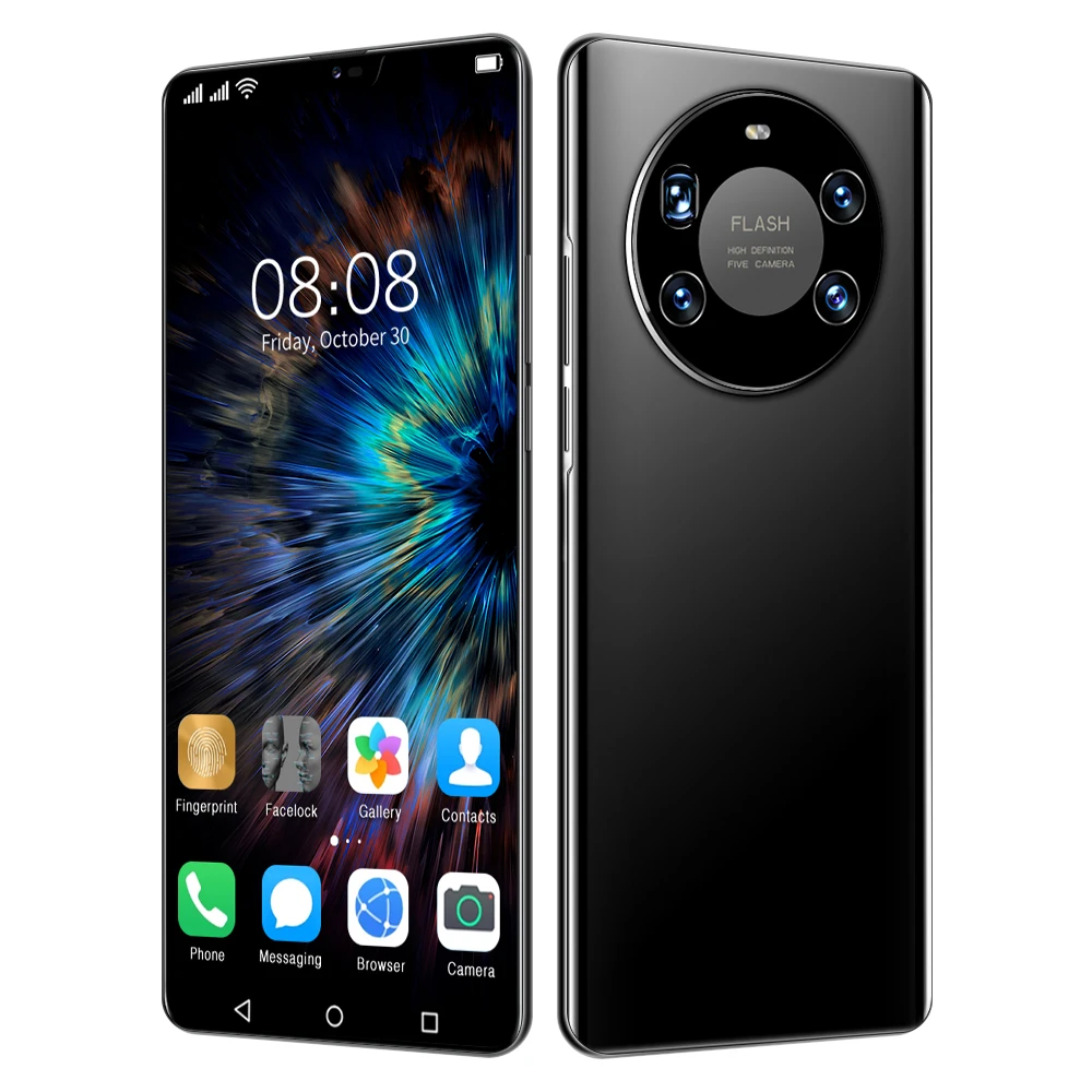  Заводская распродажа Mate 40 Pro мобильный телефон полный дисплей Android 10 0 сотовый Mate40 +