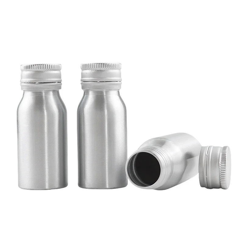 30 ml 50 ml liquid aluminum bottle with aluminum tamper proof cap for drink