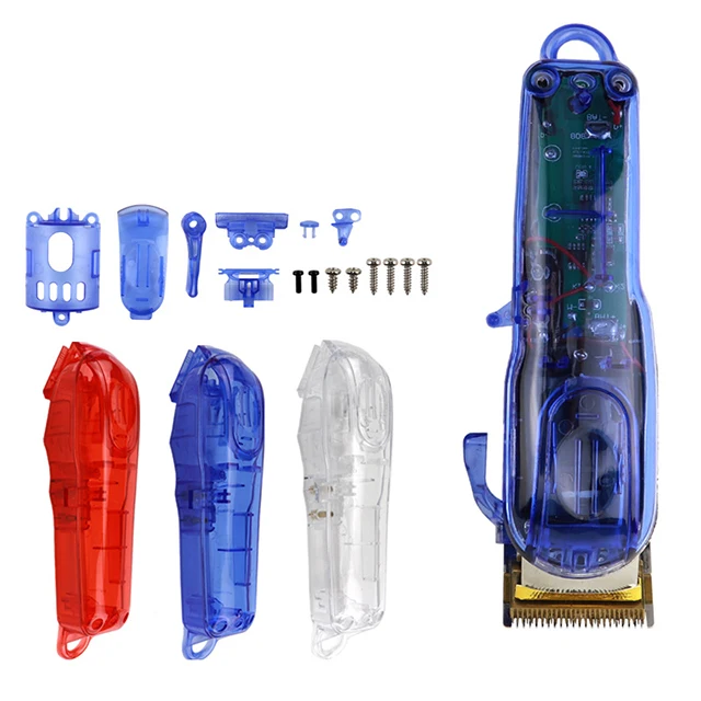 
 Аксессуары для машинки для стрижки волос Barbershop, модифицированный триммер, прозрачный защитный чехол для 8148/8591/8504, волшебный чехол с зажимом  