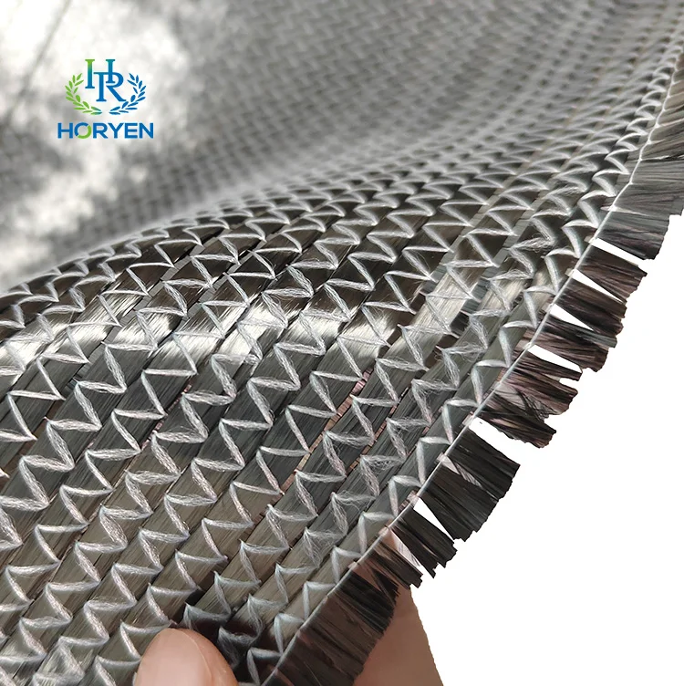 Construction reinforcement triaxial carbon fibre multiaxial fabric 200gsm