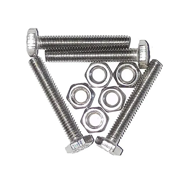 Good Quality 10 Bolts Stainless Steel Screw Bolt Washer SS Bolts and Nuts