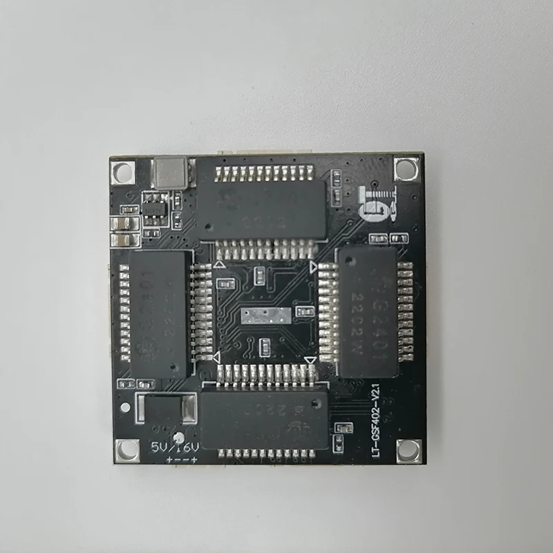 Best selling 4Port Full Gigabit Wide Voltage 38*38MM Switch Module for security monitoring