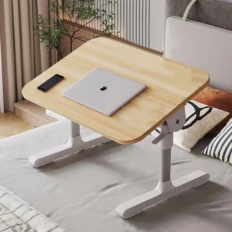 Study Notebook Table Portable Standing Desk Leather Surface Laptop Desk Laptop Computer Lap Desk