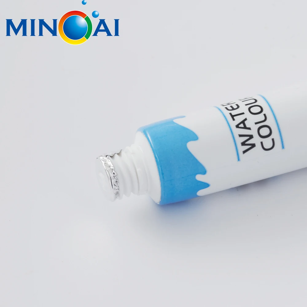 Custom Different Colors Aluminum Empty Laminated Acrylic Paint Colors Set Tube Packaging