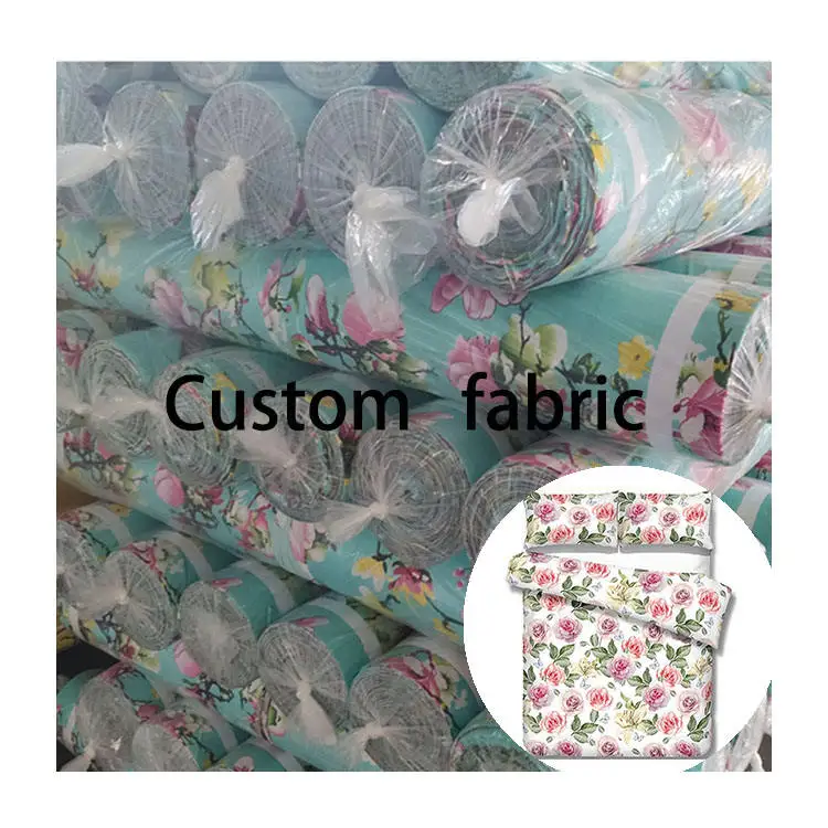 Manufacturer china print microfiber fabric twill cheap polyester textile fabric rolls for africa market