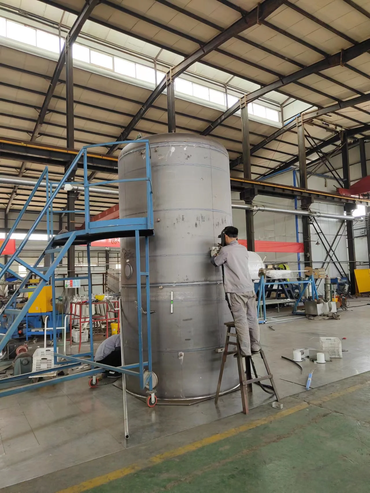 Сжиженный природный газ lox LO2 LN2 Лар LCO2 природного газа аргон азот углеродистая сталь резервуар вертикальный Большой жидкого кислорода Криогенный Бак для