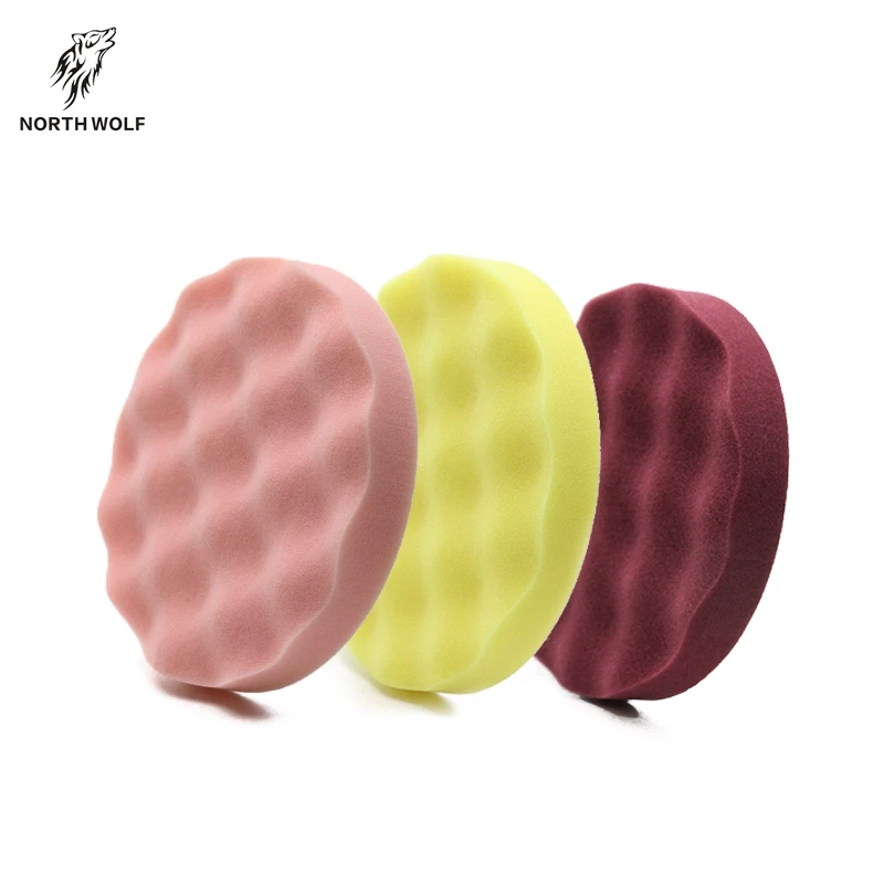 Полировальные колодки по индивидуальному размеру и этикетке для ухода за автомобилем, полировальная колодка для дрели