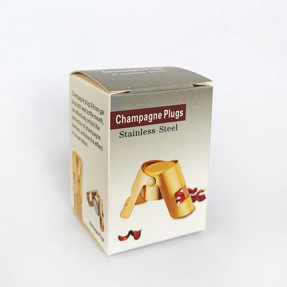 Stainless Steel Mini Wine Accessories Mini Vacuum Whiskey Champagne Saver Stopper Wine Bottle Stopper