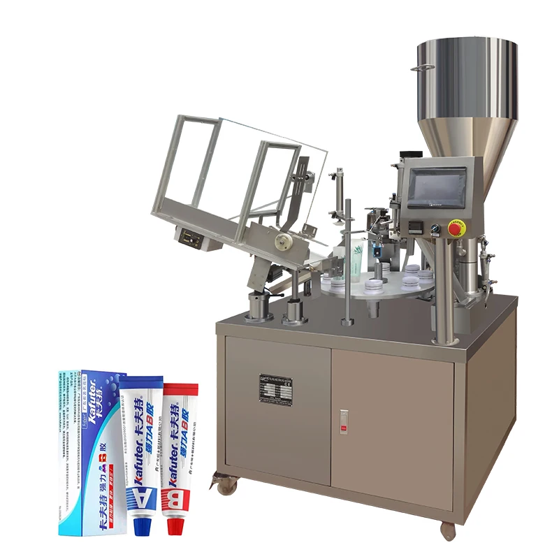 Toothpaste Tube Filling and Sealing Machine 10 ml to 500 ml Ointment Cosmetic Cream Soft Tube Filling Sealing Machine