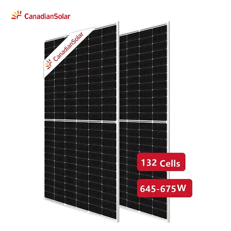 Уровень 1 монокристаллический N-тип 640 Вт 645 650 655 660 670 Bifacial CSI солнечный модуль для продажи