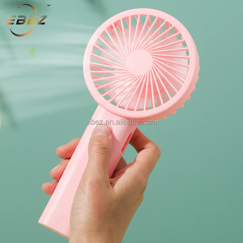 EBEZ Wholesale New Arrival 2 in 1 USB Outdoor Rechargeable Portable Mini Clip Hand Handheld Fan for Desktop