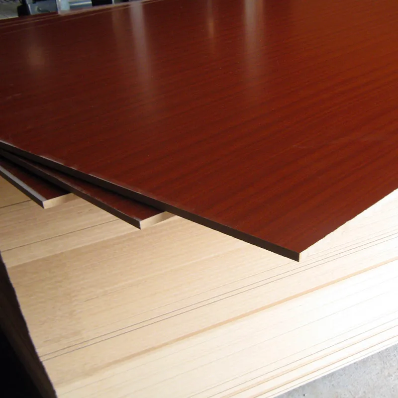 Melamine Laminated Faced MDF Board Melamine Coated MDF For Furniture