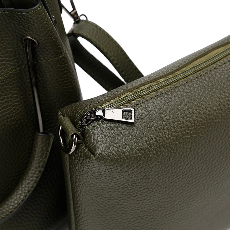 Luxury Green Women Waterproof Tote Bags Fashion Bag New Style Fashion Ladies Handbags Faux Leather Custom Logo New China WEILIDA