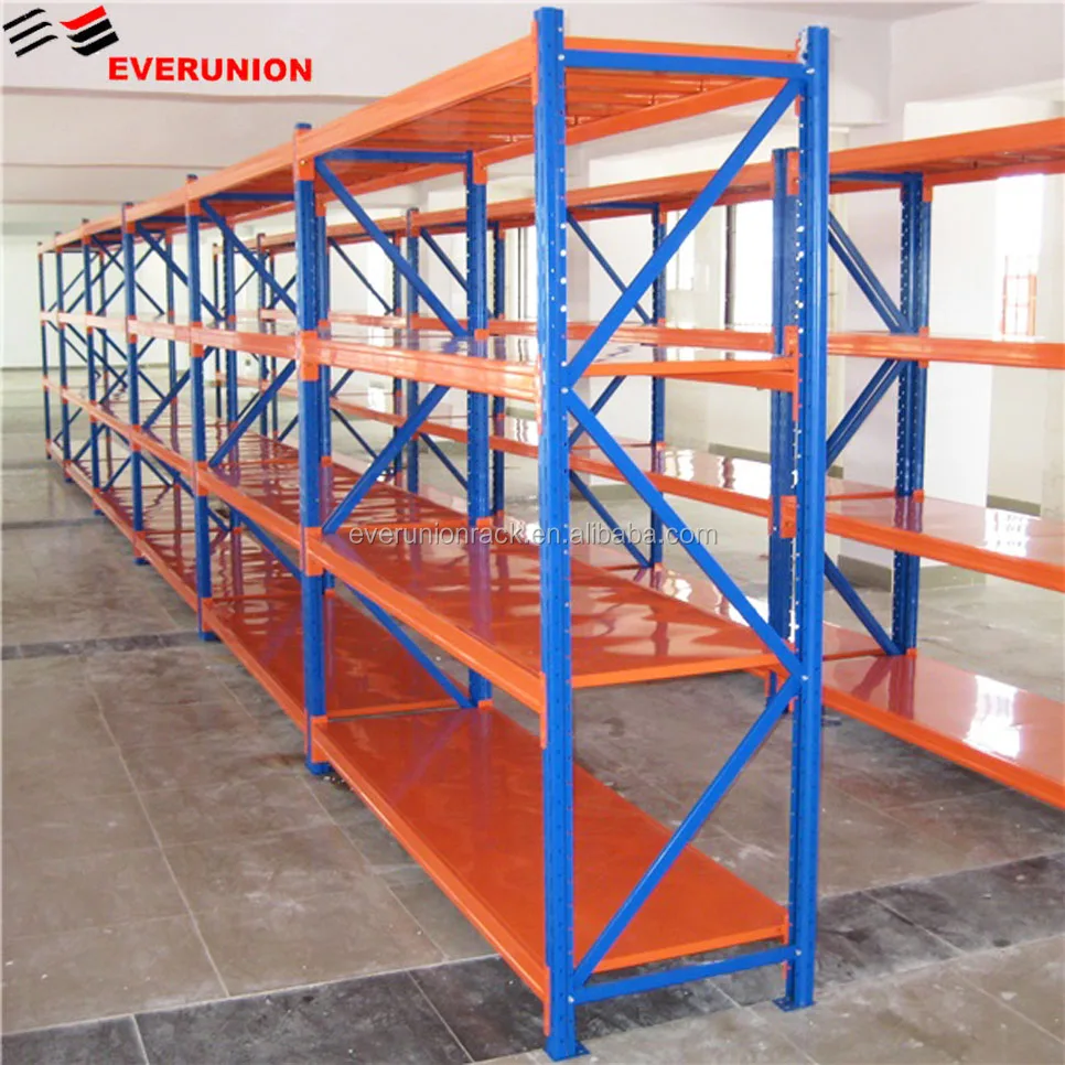 Long Span Warehouse Shelves with Steel Panel