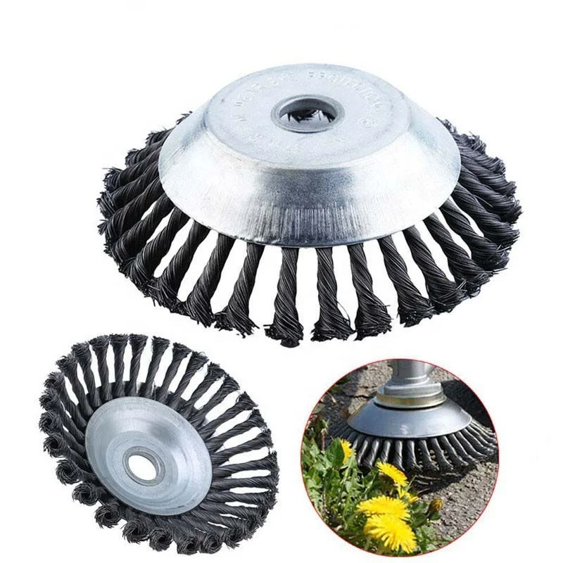 Stianless steel  weed trimmer head for brush cutter hot sale weeding remover brush