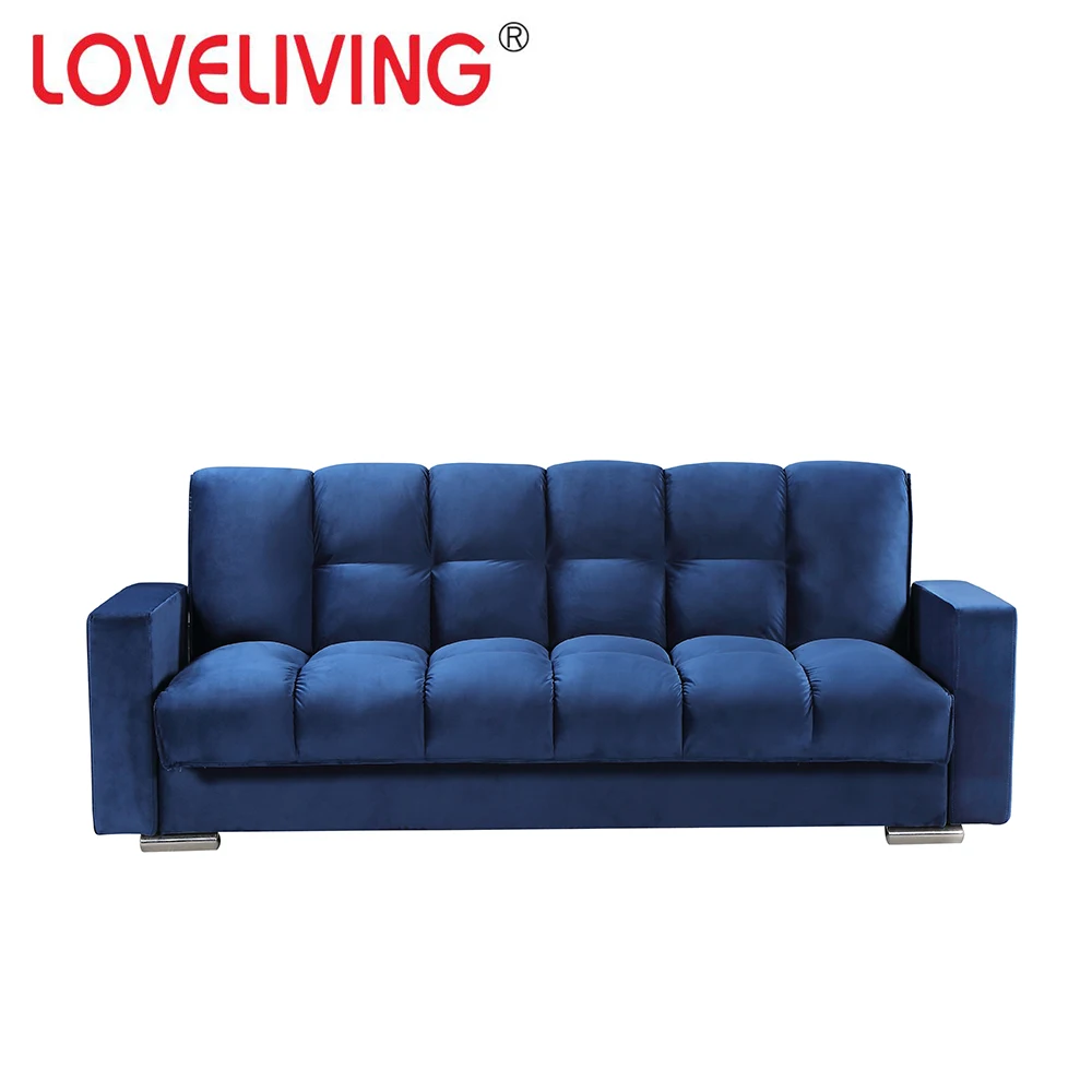 
Folding sleeping wood sofabed Single Sofa Cum Bed with storage 