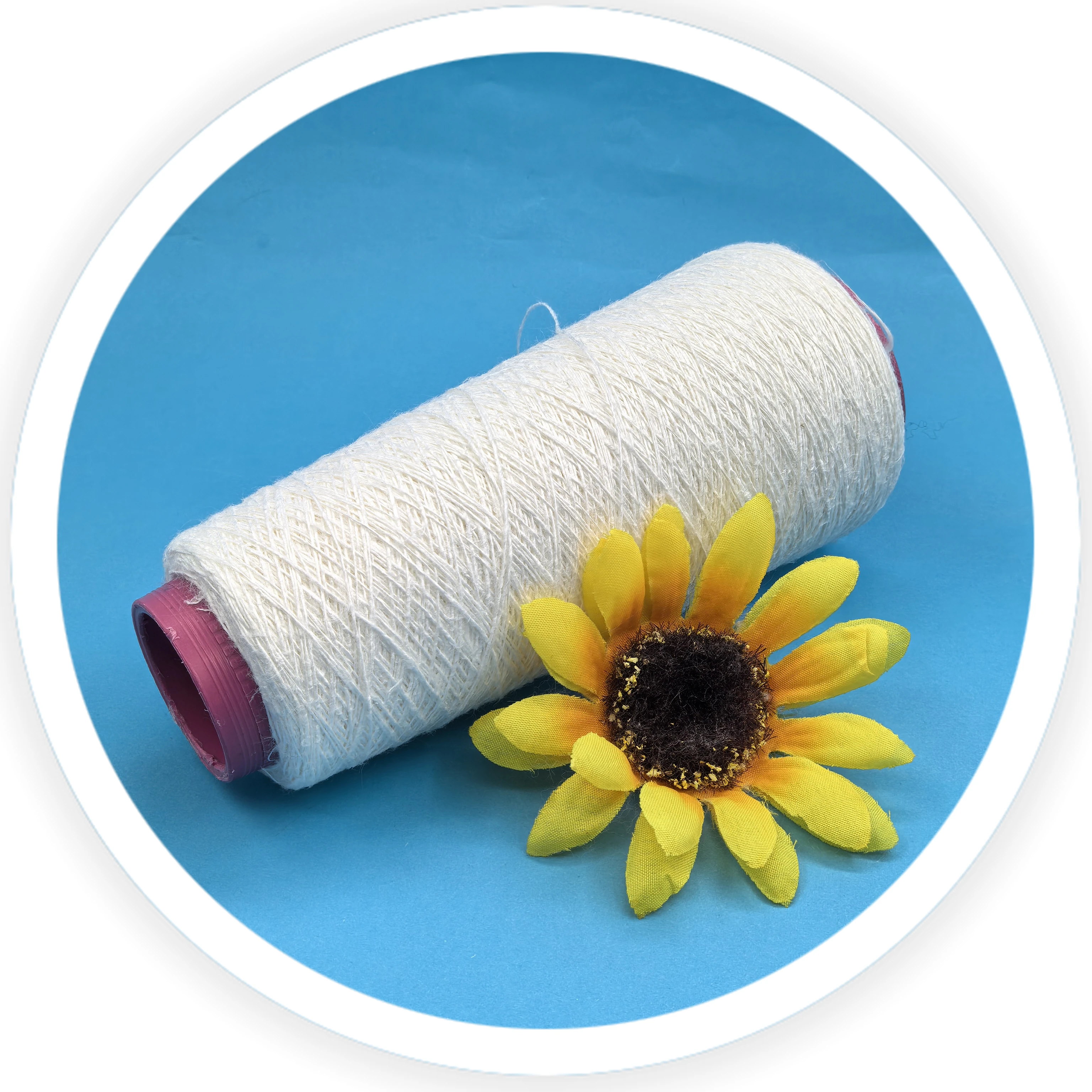 Customized Solutions 7Nm white Hemp Yarn