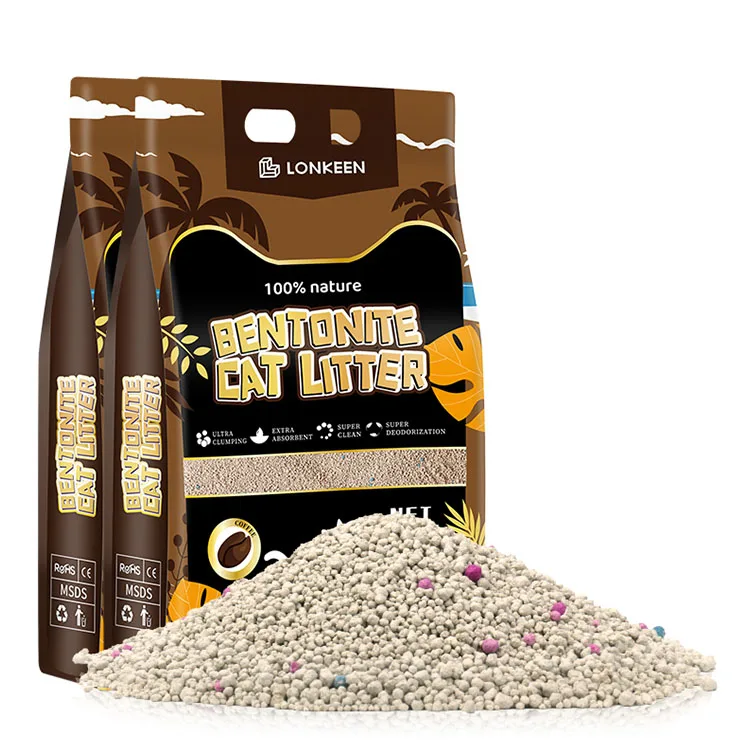 bulk Arena para gatos de bentonita dust free libre de polvo hard del medio ambiente buy natural Color bentonite cat litter
