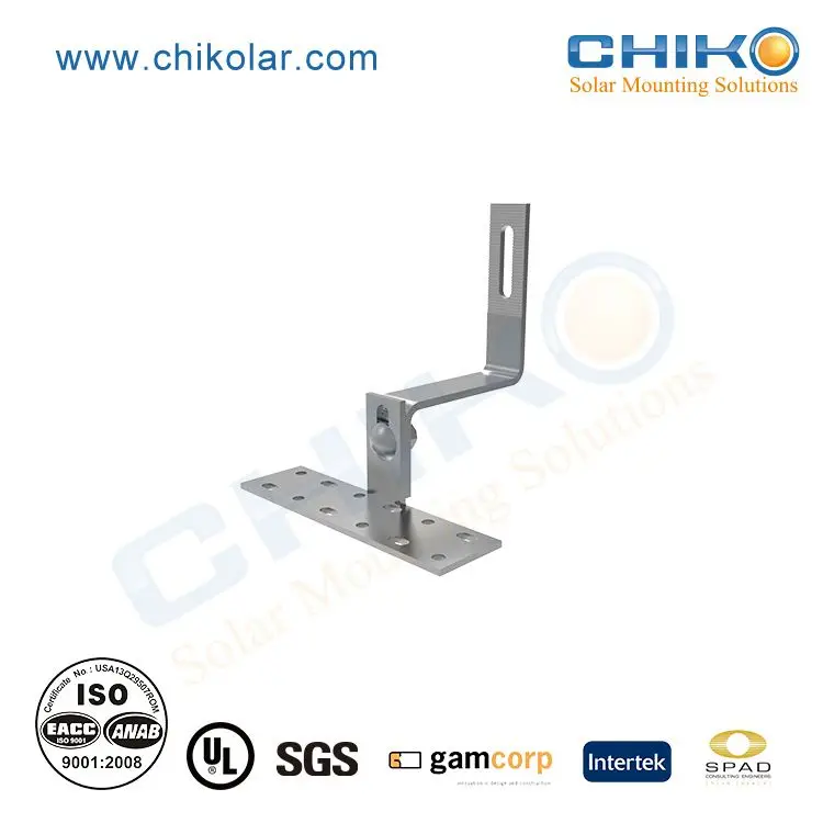 Solar Panel Mounting Rails Structure Hook Free Sample S Tile Roof Bracket Overseas warehouse Racking System Customized solutions