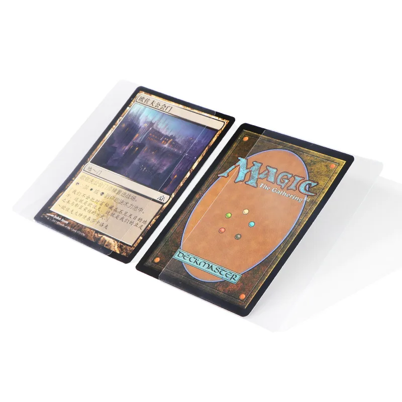 Custom PP PVC Graded Plastic Baseball Sport Gift MTG Trading Game Card Sleeves