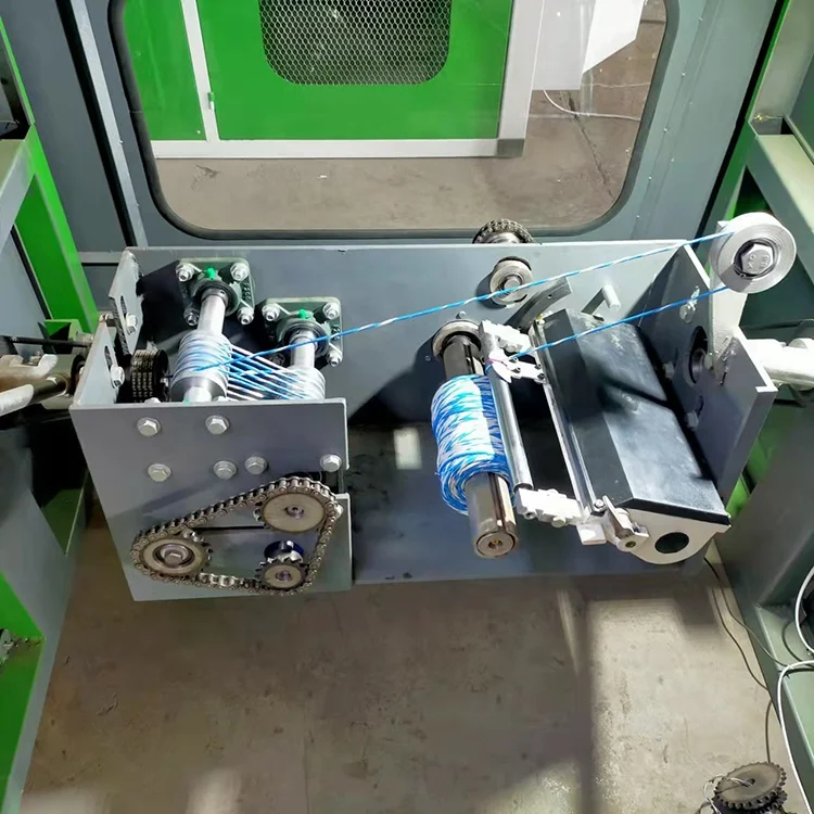 PP raffia binding rope twisting and winding machine