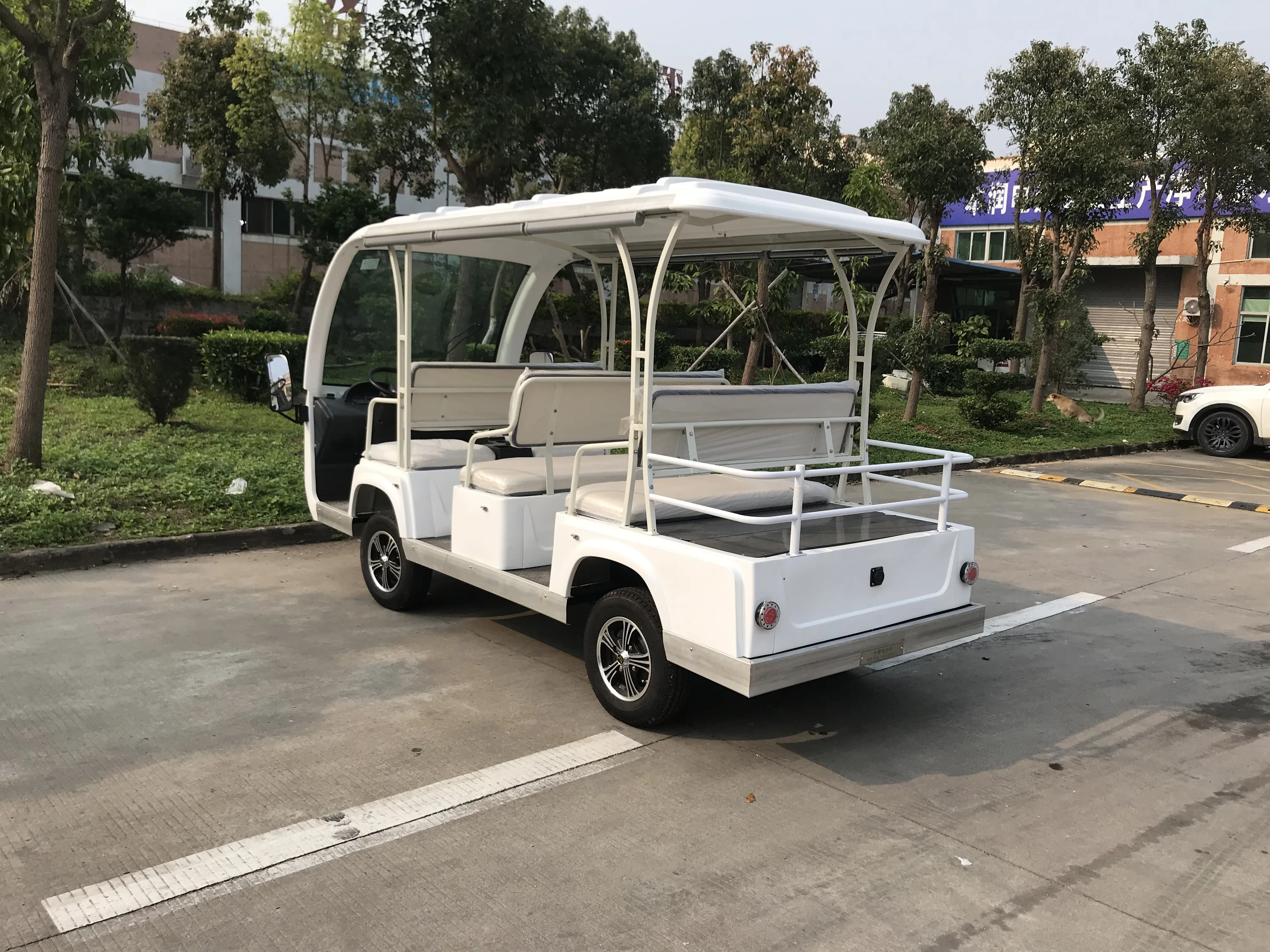 
High Quality 2 4 6 8 Seats Off Road Utility Tourist Shuttle Sightseeing Electric Car With CE 