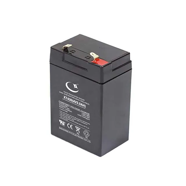 4V6AH AGM lead aicd battery