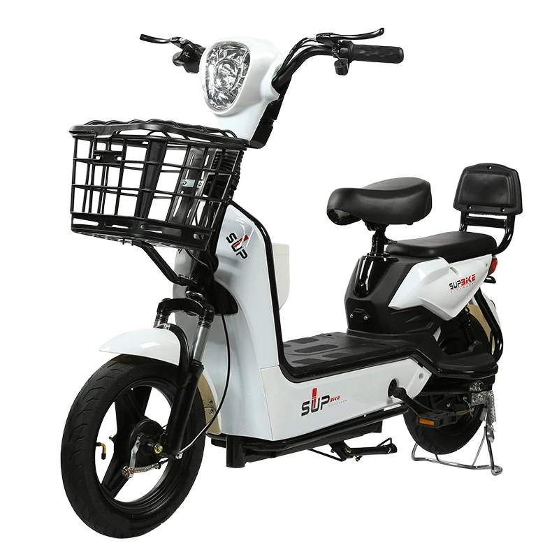 2023 Electric Bicycle Supplier 350w Motor City Bike with Mirror E Scooter for